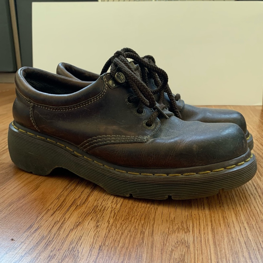Dr. Marten dark brown leather 3A80 lace up